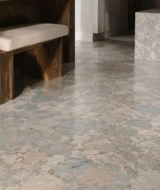 Pavimento e cubo d’arredo con la texture applicata