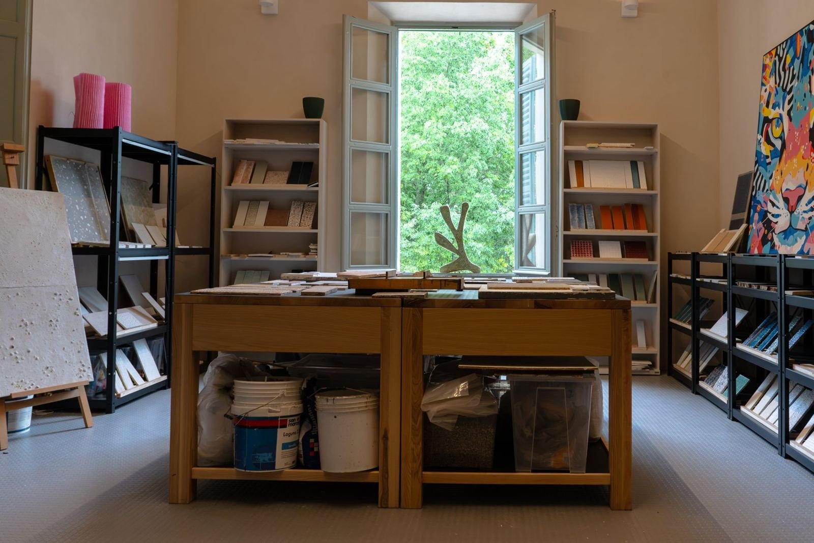 Il laboratorio di Materia Asimmetrica a Villa Fassati